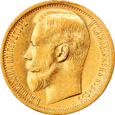 Monnaie, Russie, Nicholas II, 15 Roubles, 1897, St. Petersburg, SUP, Or, KM:65.2