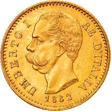 Moneda, Italia, Umberto I, 20 Lire, 1882, Rome, EBC, Oro, KM:21