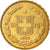 Coin, Switzerland, 20 Francs, 1893, Bern, AU(50-53), Gold, KM:31.3