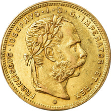 Moneda, Austria, Franz Joseph I, 8 Florins-20 Francs, 1887, EBC, Oro, KM:2269