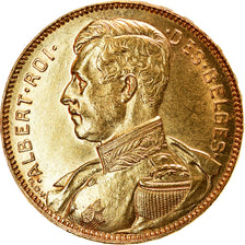 Coin, Belgium, Albert I, 20 Francs, 20 Frank, 1914, AU(55-58), Gold, KM:78