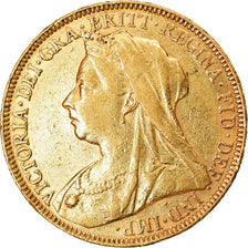 Moeda, Grã-Bretanha, Victoria, Sovereign, 1894, AU(55-58), Dourado, KM:785