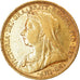 Moneda, Gran Bretaña, Victoria, Sovereign, 1893, EBC, Oro, KM:785