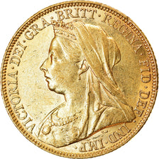 Moneta, Gran Bretagna, Victoria, Sovereign, 1898, SPL-, Oro, KM:785