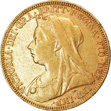 Münze, Großbritannien, Victoria, Sovereign, 1895, VZ, Gold, KM:785