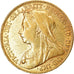 Moneda, Gran Bretaña, Victoria, Sovereign, 1900, EBC, Oro, KM:785