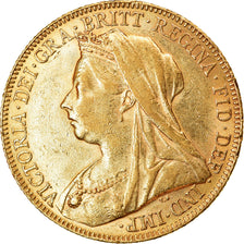 Monnaie, Grande-Bretagne, Victoria, Sovereign, 1899, SUP, Or, KM:785