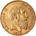 Coin, Belgium, Leopold II, 20 Francs, 20 Frank, 1878, AU(55-58), Gold, KM:37