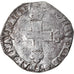 Moeda, França, Louis XIII, 1/4 Écu à la croix, 1627, Bayonne, VF(30-35)