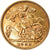 Moneda, Gran Bretaña, Edward VII, 1/2 Sovereign, 1905, MBC, Oro, KM:804