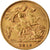 Moneda, Gran Bretaña, George V, 1/2 Sovereign, 1914, MBC, Oro, KM:819