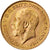 Moneda, Gran Bretaña, George V, 1/2 Sovereign, 1914, MBC+, Oro, KM:819