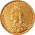 Moneda, Gran Bretaña, Victoria, Sovereign, 1892, MBC, Oro, KM:767