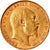 Coin, Great Britain, Edward VII, 1/2 Sovereign, 1910, AU(55-58), Gold, KM:804