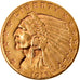 Coin, United States, $2.50, Quarter Eagle, 1913, Philadelphia, AU(50-53), Gold