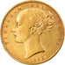 Coin, Great Britain, Victoria, Sovereign, 1863, EF(40-45), Gold, KM:736.1