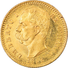 Monnaie, Italie, Umberto I, 20 Lire, 1882, Rome, SUP+, Or, KM:21