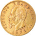 Moneta, Italia, Vittorio Emanuele II, 20 Lire, 1873, Milan, BB, Oro, KM:10.3