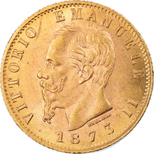 Moneda, Italia, Vittorio Emanuele II, 20 Lire, 1873, Milan, EBC, Oro, KM:10.3