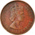 Moneta, Stati dei Caraibi Orientali, Elizabeth II, 2 Cents, 1964, BB, Bronzo