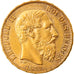 Coin, Belgium, Leopold II, 20 Francs, 20 Frank, 1877, AU(55-58), Gold, KM:37