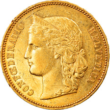 Moneta, Svizzera, 20 Francs, 1890, Bern, BB+, Oro, KM:31.3