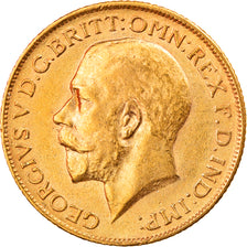 Münze, Großbritannien, George V, Sovereign, 1912, SS+, Gold, KM:820