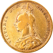 Moneta, Gran Bretagna, Victoria, Sovereign, 1889, MB+, Oro, KM:767