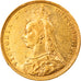 Moneta, Gran Bretagna, Victoria, Sovereign, 1890, BB, Oro, KM:767