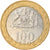 Moneda, Chile, 100 Pesos, 2010, Santiago, MBC+, Bimetálico, KM:236