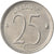 Moneta, Belgia, Baudouin I, Semeuse, 25 Centimes, 1975, Brussels, AU(50-53)