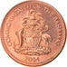 Moneda, Bahamas, Elizabeth II, Cent, 2004, EBC, Cobre chapado en cinc, KM:59a