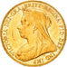 Moneta, Gran Bretagna, Victoria, Sovereign, 1899, BB+, Oro, KM:785