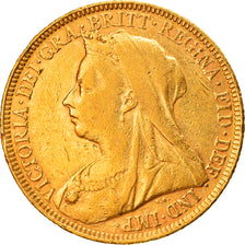 Münze, Großbritannien, Victoria, Sovereign, 1894, SS, Gold, KM:785