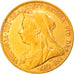 Moeda, Grã-Bretanha, Victoria, Sovereign, 1898, EF(40-45), Dourado, KM:785