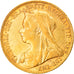 Moneda, Gran Bretaña, Victoria, Sovereign, 1900, MBC, Oro, KM:785