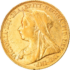 Münze, Großbritannien, Victoria, Sovereign, 1900, SS+, Gold, KM:785