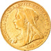 Moeda, Grã-Bretanha, Victoria, Sovereign, 1900, AU(50-53), Dourado, KM:785