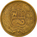 Moneda, Perú, 50 Soles, 1981, Lima, MBC, Aluminio - bronce, KM:273