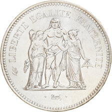 Munten, Frankrijk, Hercule, 50 Francs, 1974, Paris, PR, Zilver, KM:941.1