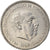 Coin, Spain, Caudillo and regent, 5 Pesetas, 1949, AU(55-58), Nickel, KM:778