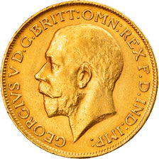 Münze, Großbritannien, George V, Sovereign, 1911, SS+, Gold, KM:820