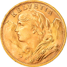 Munten, Zwitserland, 20 Francs, 1947, Bern, PR, Goud, KM:35.2