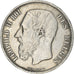 Munten, België, Leopold II, 5 Francs, 5 Frank, 1871, ZF, Zilver, KM:24