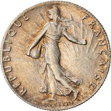 Moneda, Francia, Semeuse, 50 Centimes, 1920, Paris, MBC, Plata, KM:854