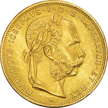 Munten, Oostenrijk, Franz Joseph I, 8 Florins-20 Francs, 1892, Restrike, PR