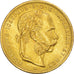 Moneda, Austria, Franz Joseph I, 8 Florins-20 Francs, 1892, Restrike, EBC, Oro