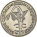 Moeda, Estados da África Ocidental, 50 Francs, 1972, AU(55-58), Cobre-níquel