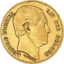 Coin, Belgium, Leopold I, 20 Francs, 20 Frank, 1865, EF(40-45), Gold, KM:23