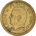 Munten, Monaco, Louis II, 2 Francs, 1943, ZF, Aluminum-Bronze, KM:121a